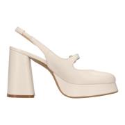 Roberto Festa Slingback Pumps Beige, Dam