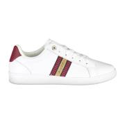 Tommy Hilfiger White Polyester Sneaker White, Dam