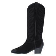 ASH Heaven Collection Cowboy Boots Black, Dam