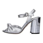 Dolce & Gabbana Sandaler Silver Gray, Dam