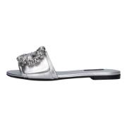 Dolce & Gabbana Sandaler Silver Gray, Dam