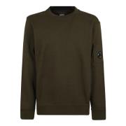 C.p. Company Grön Crew Neck Sweatshirt Aw24 Green, Herr