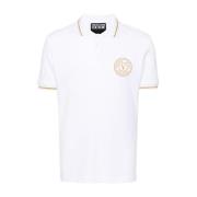 Versace Jeans Couture Vit Polo Herrmode White, Herr