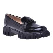 Baldinini Loafers in black naplak Black, Dam