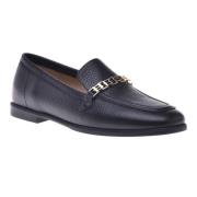 Baldinini Loafers i tumlat läder Black, Dam