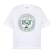 Lacoste Tryckt topp White, Herr