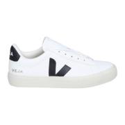 Veja Lädersneakers Svart Vit White, Herr