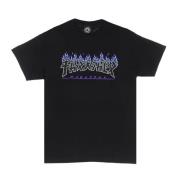 Thrasher Godzilla Charred Tee Svart Herr T-shirt Black, Herr