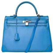 Hermès Vintage Pre-owned Laeder handvskor Blue, Dam