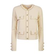 Elisabetta Franchi Beige Sweatshirt Aw24 Dammode Beige, Dam