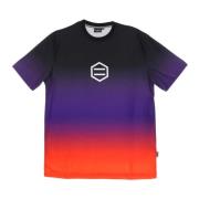 Dolly Noire Gradient Logo T-shirt Svart/Röd Multicolor, Herr