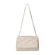 Gaëlle Paris Ivory Axelväska Matelasse' Double G Beige, Dam