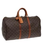 Louis Vuitton Vintage Pre-owned Canvas louis-vuitton-vskor Brown, Dam