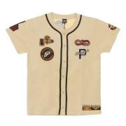 Propaganda Baseball Jersey Cream Herrjacka Beige, Herr