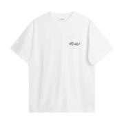 Soulland Certifierad Bomull Konst T-shirt White, Unisex