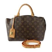 Louis Vuitton Vintage Pre-owned Canvas handvskor Brown, Dam