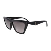 Saint Laurent Snygga SL M103 Solglasögon Black, Unisex