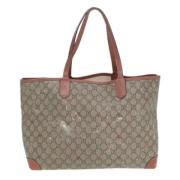 Gucci Vintage Pre-owned Canvas gucci-vskor Brown, Dam