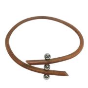 Hermès Vintage Pre-owned Laeder halsband Brown, Dam