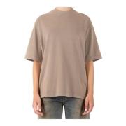 Acne Studios Brun T-shirt med avslappnad passform Brown, Dam