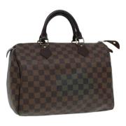 Louis Vuitton Vintage Pre-owned Canvas handvskor Brown, Dam