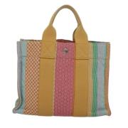 Hermès Vintage Pre-owned Canvas handvskor Multicolor, Dam