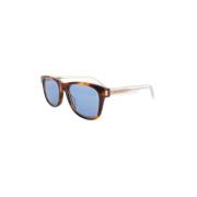 Saint Laurent Snygga SL 51 RIM Solglasögon Brown, Unisex