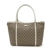 Gucci Vintage Pre-owned Plast totevskor Beige, Dam