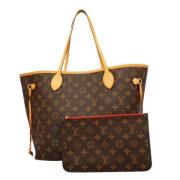 Louis Vuitton Vintage Pre-owned Canvas axelremsvskor Brown, Dam