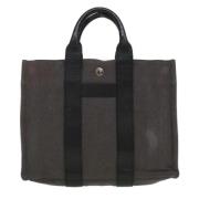 Hermès Vintage Pre-owned Canvas totevskor Gray, Dam