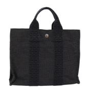 Hermès Vintage Pre-owned Canvas totevskor Black, Dam