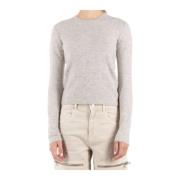 Isabel Marant Étoile Beige Stickad Tröja Pullover Obira Beige, Dam