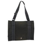 Hermès Vintage Pre-owned Canvas axelremsvskor Black, Dam