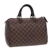 Louis Vuitton Vintage Pre-owned Canvas louis-vuitton-vskor Brown, Dam