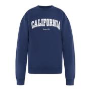 Sporty & Rich Sweatshirt från Wall Street kollektionen Blue, Unisex