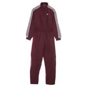 Adidas Crimson Victory Jumpsuit Dam Tracksuit Brown, Dam