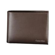 Calvin Klein Elegant Plånbok i Läder med RFID-skydd Brown, Herr