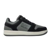 Emporio Armani Svarta Sneakers med EA7 Logo Black, Herr