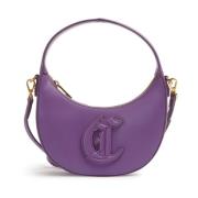 Just Cavalli Lila Axelväska Elegantt Statement Stycke Purple, Dam