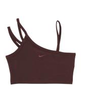 Nike Modern Crop Top Earth/plum Eclipse Brown, Dam