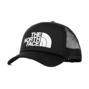 The North Face Svart/Vit Trucker Logo Keps Black, Herr