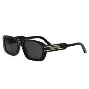 Dior Signatur Solglasögon Svart Grå Acetat Black, Unisex