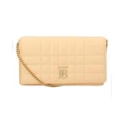 Burberry Vintage Pre-owned Laeder axelremsvskor Beige, Dam