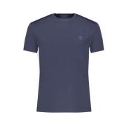 Timberland Blå Bomull T-shirt med Textil Blue, Herr