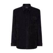 Dolce & Gabbana Svarta Skjortor Camicia Black, Herr