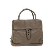 Prada Vintage Pre-owned Laeder handvskor Beige, Dam