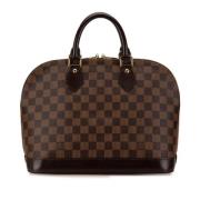 Louis Vuitton Vintage Pre-owned Canvas handvskor Brown, Dam