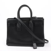 Yves Saint Laurent Vintage Pre-owned Laeder handvskor Black, Dam