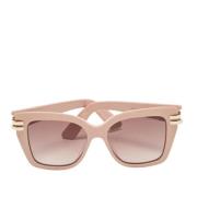 Dior Vintage Pre-owned Acetat solglasgon Pink, Dam