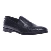 Baldinini Loafers in black leather Black, Herr